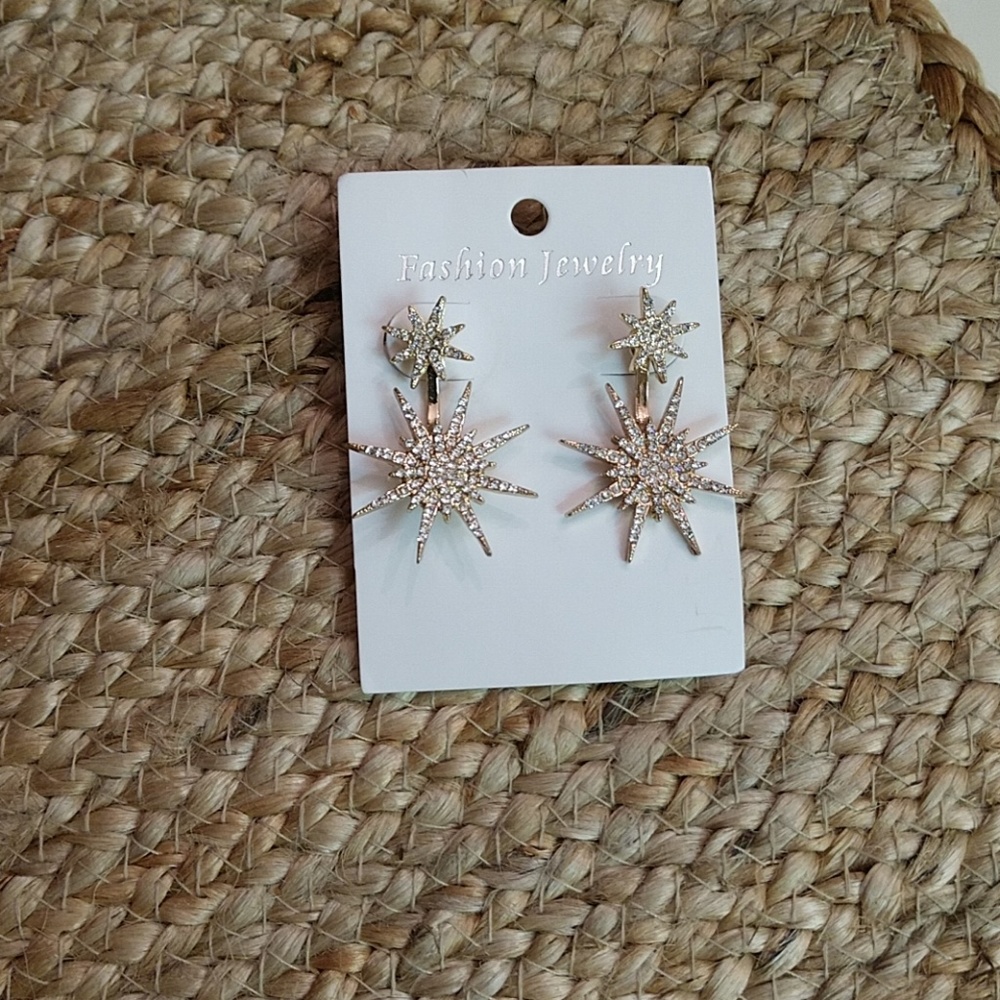 Fashion jewelry gold stars